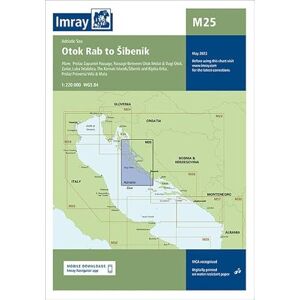Imray Chart M25: M25 Otok Rab to Sibenik (C) Imray Chart M25: M25 Otok Rab to Sibenik (C)