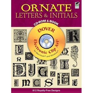 Inc, Dover Publications Ornate Letters (Dover Electronic Clip Art) Inc, Dover Publications Ornate Letters (Dover Electronic Clip Art)