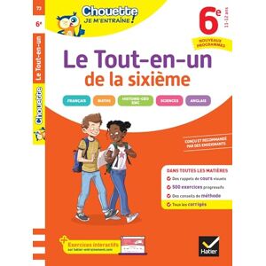 Bonnefond, Gérard Chouette Je m'entraîne Le Tout-en-un 6e Nouveau programme (toutes les matières): cahier de révision dans toutes les matières Bonnefond, Gérard Chouette Je m'entraîne Le Tout-en-un 6e Nouveau programme (toutes les matières): cahier de révision dans toutes les matières