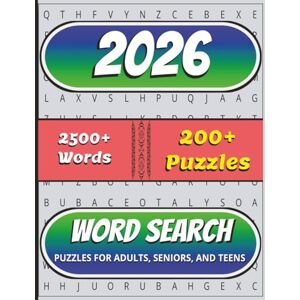Puzzle Books, BDC A Year to Remember: 2026 Word Search: Fun and Big Print Word Searches Featuring Summer, Fall, Winter, and Spring Themes 200+ Puzzles For Adults, Seniors, and Teens Puzzle Books, BDC A Year to Remember: 2026 Word Search: Fun and Big Print Word Searches Featuring Summer, Fall, Winter, and Spring Themes 200+ Puzzles For Adults, Seniors, and Teens