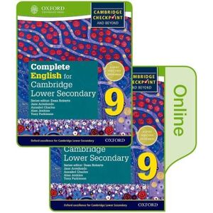 Parkinson, Tony Complete English for Cambridge Lower Secondary Print and Online Student Book 9 (First Edition) (Complete English for Cambridge Secondary 1) Parkinson, Tony Complete English for Cambridge Lower Secondary Print and Online Student Book 9 (First Edition) (Complete English for Cambridge Secondary 1)