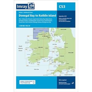Imray Chart C53: Donegal Bay to Rathlin Island (C Charts) Imray Chart C53: Donegal Bay to Rathlin Island (C Charts)