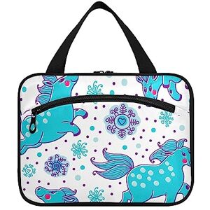Moyyo Cartoon Horses Snowflake Hanging Toiletry Bag Travel Wash Bag with Hooks Waterproof Large Makeup Bag Organiser Cosmetic Bag Toiletry Bags for Women Men Boys Girls Kids Moyyo Cartoon Horses Snowflake Hanging Toiletry Bag Travel Wash Bag with Hooks Waterproof Large Makeup Bag Organiser Cosmetic Bag Toiletry Bags for Women Men Boys Girls Kids