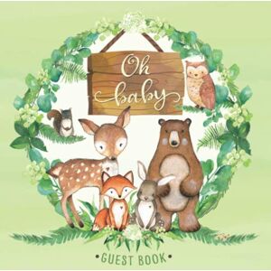 Aunt Meg and Me Journals Oh Baby Guest Book: Woodland Baby Shower Guestbook with Advice for Parents + BONUS Gift Tracker Log + Keepsake Pages Forest Creatures Animal Friends ... Bunny Bear Owl Squirrel Green Gender Neutral Aunt Meg and Me Journals Oh Baby Guest Book: Woodland Baby Shower Guestbook with Advice for Parents + BONUS Gift Tracker Log + Keepsake Pages Forest Creatures Animal Friends ... Bunny Bear Owl Squirrel Green Gender Neutral