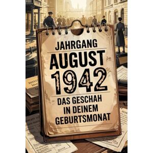 Frahns, Udo Jahrgang August 1942: Das geschah in deinem Geburtsmonat: Ein besonderes Geschenk für alle, die im August 1942 geboren wurden – Die wichtigsten Ereignisse deines ersten Lebensmonats Frahns, Udo Jahrgang August 1942: Das geschah in deinem Geburtsmonat: Ein besonderes Geschenk für alle, die im August 1942 geboren wurden – Die wichtigsten Ereignisse deines ersten Lebensmonats