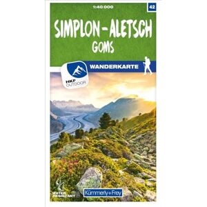 Hallwag Kümmerly+Frey Simplon / Aletsch / Goms: 42 (Hiking maps of Switzerland) Hallwag Kümmerly+Frey Simplon / Aletsch / Goms: 42 (Hiking maps of Switzerland)
