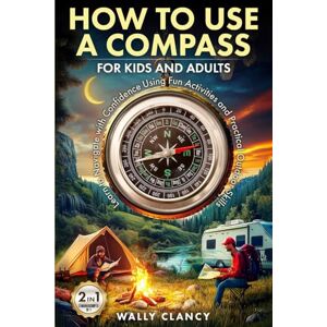 Clancy, Wally How to Use a Compass for Kids and Adults: Learn to Navigate with Confidence Using Fun Activities and Practical Outdoor Skills Clancy, Wally How to Use a Compass for Kids and Adults: Learn to Navigate with Confidence Using Fun Activities and Practical Outdoor Skills