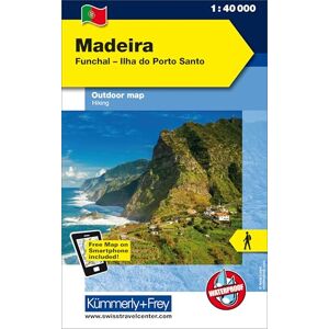 Kummerly & Frey Madeira k&f r/v wp PT: Funchal Ilha do Porto Santo. Wanderkarte (Outdoor maps Portugal) Kummerly & Frey Madeira k&f r/v wp PT: Funchal Ilha do Porto Santo. Wanderkarte (Outdoor maps Portugal)