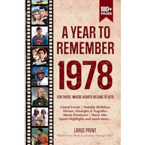 Zones, Wisdom A Year To Remember 1978 History Book: A Nostalgic Tribute for the Radio Babies with Heartfelt Memories of 1978 – An Ideal Gift for Birthdays, Anniversaries, and Special Occasions Zones, Wisdom A Year To Remember 1978 History Book: A Nostalgic Tribute for the Radio Babies with Heartfelt Memories of 1978 – An Ideal Gift for Birthdays, Anniversaries, and Special Occasions