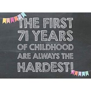 Books, Birthday Coupon The First 71 Years of Childhood are Always the Hardest: Coupon Book as a Funny Gift for the 71st Birthday – 20 Fillable and Colorful Blank Vouchers for Men and Women Books, Birthday Coupon The First 71 Years of Childhood are Always the Hardest: Coupon Book as a Funny Gift for the 71st Birthday – 20 Fillable and Colorful Blank Vouchers for Men and Women