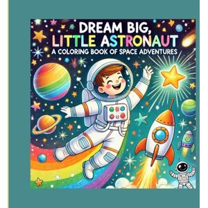 Flanagan, Jennifer Dream Big, Little Astronaut: A Coloring Book of Space Adventures Flanagan, Jennifer Dream Big, Little Astronaut: A Coloring Book of Space Adventures