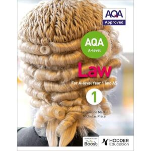 Martin, Jacqueline AQA A-level Law for Year 1/AS Martin, Jacqueline AQA A-level Law for Year 1/AS