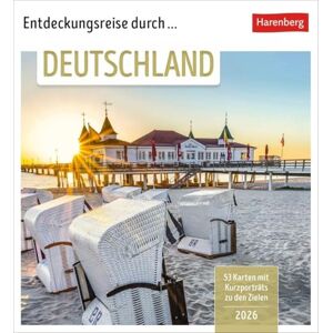 Schnober-Sen, Martina Entdeckungsreise durch Deutschland Postkartenkalender 2026 53 Karten mit Kurzporträts zu den Zielen: Wochen-Kalender mit 53 besonderen Orten. Stimmungsvolle Foto-Motive zum Aufhängen und Aufstellen Schnober-Sen, Martina Entdeckungsreise durch Deutschland Postkartenkalender 2026 53 Karten mit Kurzporträts zu den Zielen: Wochen-Kalender mit 53 besonderen Orten. Stimmungsvolle Foto-Motive zum Aufhängen und Aufstellen