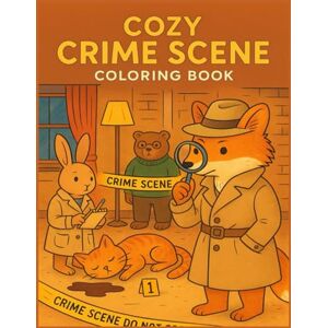 CreativeLee Cozy Crime Scenes: A Cute & Hygge Parody Coloring Book for Adults – Cozy Mystery Vibes for Relaxation and Stress Relief – A Fun Gift for Friends Who Love Coloring (Not for Kids! CreativeLee Cozy Crime Scenes: A Cute & Hygge Parody Coloring Book for Adults – Cozy Mystery Vibes for Relaxation and Stress Relief – A Fun Gift for Friends Who Love Coloring (Not for Kids!