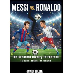 ZULETA, JAVIER MESSI VS RONALDO: THE BIGGEST RIVALRY IN FOOTBALL; STATISTCS, AWARDS AND 100 FUN FACTS (FOOTBALL LEGENDS) ZULETA, JAVIER MESSI VS RONALDO: THE BIGGEST RIVALRY IN FOOTBALL; STATISTCS, AWARDS AND 100 FUN FACTS (FOOTBALL LEGENDS)