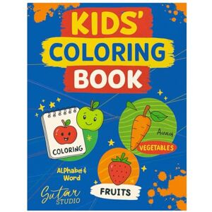 suthar, mr. lalit Shankar Big Coloring Book for Kids: A to Z, Fruits, Vegetables and More: Big, Easy, Cute Animal Pictures, Fruits & Veggies Perfect for kids suthar, mr. lalit Shankar Big Coloring Book for Kids: A to Z, Fruits, Vegetables and More: Big, Easy, Cute Animal Pictures, Fruits & Veggies Perfect for kids