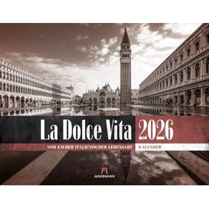 La Dolce Vita Kalender 2026 Italienische Lebensart: Stimmungsvoller Italien-Kalender im großen Querformat (54x42 cm) Fotos in Schwarz-Weiß/Sepia La Dolce Vita Kalender 2026 Italienische Lebensart: Stimmungsvoller Italien-Kalender im großen Querformat (54x42 cm) Fotos in Schwarz-Weiß/Sepia