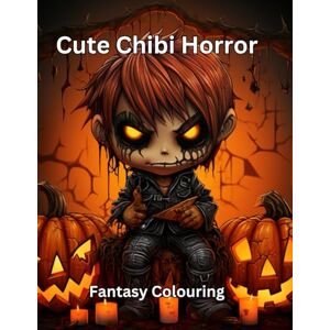 Adams, Cathmar Cute Chibi Horror: Fantasy Colouring Book. 60 Grayscale Images of Cute Chibi Horror Characters, enjoyed by Adults and Children. (Enchanted Realms Fantasy Grayscale) Adams, Cathmar Cute Chibi Horror: Fantasy Colouring Book. 60 Grayscale Images of Cute Chibi Horror Characters, enjoyed by Adults and Children. (Enchanted Realms Fantasy Grayscale)