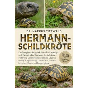 Tierwald, Dr. Markus HERMANN SCHILDKRÖTE: Der komplette Pflegeleitfaden für Einsteiger und Experten für Hermann-Schildkröten – Fütterung, Lebensraumeinrichtung, ... Gesundheitstipps, Kosten und Langzeitpflege Tierwald, Dr. Markus HERMANN SCHILDKRÖTE: Der komplette Pflegeleitfaden für Einsteiger und Experten für Hermann-Schildkröten – Fütterung, Lebensraumeinrichtung, ... Gesundheitstipps, Kosten und Langzeitpflege