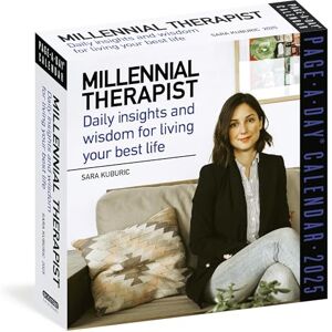 Kuburic, Sara Millennial Therapist Page-A-Day® Calendar 2025: Daily Insights and Wisdom for Living Your Best Life Kuburic, Sara Millennial Therapist Page-A-Day® Calendar 2025: Daily Insights and Wisdom for Living Your Best Life