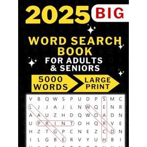 FTS-Studio, Learning & Entertainment 5000 Word Search Book: 2025 Relaxing Word Find Puzzle Book for Adults and Seniors Large Print and Anti Eye Strain FTS-Studio, Learning & Entertainment 5000 Word Search Book: 2025 Relaxing Word Find Puzzle Book for Adults and Seniors Large Print and Anti Eye Strain