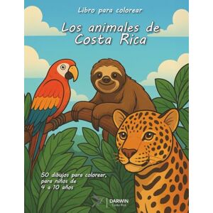JUNGLE, Niko 50 dibujos de animales de Costa Rica – Para niños de 4 a 10 años: Un libro para colorear divertido y educativo, con animales tropicales realistas y adorables JUNGLE, Niko 50 dibujos de animales de Costa Rica – Para niños de 4 a 10 años: Un libro para colorear divertido y educativo, con animales tropicales realistas y adorables