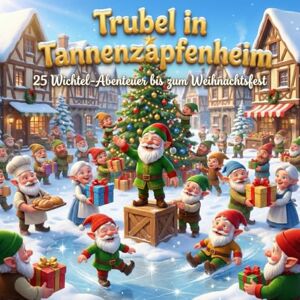 Kummer, Andreas Trubel in Tannenzapfenheim – Wichtel Adventskalender Buch für Kinder: 25 magische Wichtelgeschichten zum Vorlesen & Mitfiebern – der ideale Begleiter durch eine fröhliche Adventszeit Kummer, Andreas Trubel in Tannenzapfenheim – Wichtel Adventskalender Buch für Kinder: 25 magische Wichtelgeschichten zum Vorlesen & Mitfiebern – der ideale Begleiter durch eine fröhliche Adventszeit