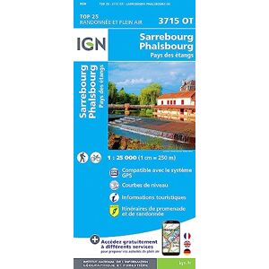 Institut Géographique National Sarrebourg / Phalsbourg / Pays des Etangs: 3715OT (TOP 25) Institut Géographique National Sarrebourg / Phalsbourg / Pays des Etangs: 3715OT (TOP 25)