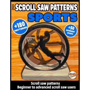 DesignAtelier, Estelle SCROLL SAW PATTERNS SPORTS, + 180 PATTERNS, + 50 DIFFERENT SPORTS: SCROLL SAW PATTERNS, Beginner to advanced scroll saw users, WoodWorking Idea DesignAtelier, Estelle SCROLL SAW PATTERNS SPORTS, + 180 PATTERNS, + 50 DIFFERENT SPORTS: SCROLL SAW PATTERNS, Beginner to advanced scroll saw users, WoodWorking Idea