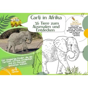 Schneck, Christina Meine Afrika-Safari – 36 Tiere zum Ausmalen und Entdecken: Das erste Ausmalbuch, das echte Tierfotografie, spannende Funfacts und kreative Malaufgaben vereint! Schneck, Christina Meine Afrika-Safari – 36 Tiere zum Ausmalen und Entdecken: Das erste Ausmalbuch, das echte Tierfotografie, spannende Funfacts und kreative Malaufgaben vereint!