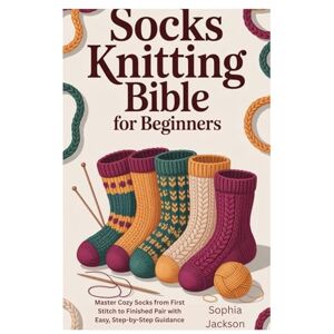 Jackson SOCKS KNITTING BIBLE FOR BEGINNERS: Master Cozy Socks from First Stitch to Finished Pair with Easy, Step-by-Step Guidance Jackson SOCKS KNITTING BIBLE FOR BEGINNERS: Master Cozy Socks from First Stitch to Finished Pair with Easy, Step-by-Step Guidance