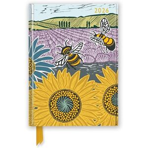 Kate Heiss: Sunflower Fields 2026 Luxury Diary Planner Page to View with Notes Kate Heiss: Sunflower Fields 2026 Luxury Diary Planner Page to View with Notes