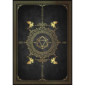 RPG Journals, Amazing Rpg Character Journal: Campaign & 5e Character Backstory Sheets Grey & Gold Cover Design RPG Journals, Amazing Rpg Character Journal: Campaign & 5e Character Backstory Sheets Grey & Gold Cover Design