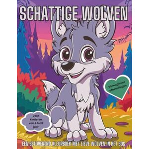 Books, Tiny Tulip Schattige Wolven: Een betoverend kleurboek met lieve wolven in het bos – voor kinderen vanaf 4 jaar Books, Tiny Tulip Schattige Wolven: Een betoverend kleurboek met lieve wolven in het bos – voor kinderen vanaf 4 jaar