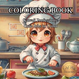 Villalba, Emily K Kawaii Professions: Cute Jobs to Color: Adorable Coloring Pages of Everyday Heroes in Kawaii Style (50 Unique Images Coloring Books with an Artistic Flair) Villalba, Emily K Kawaii Professions: Cute Jobs to Color: Adorable Coloring Pages of Everyday Heroes in Kawaii Style (50 Unique Images Coloring Books with an Artistic Flair)