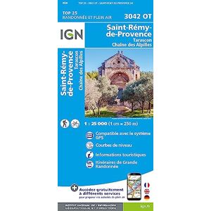St-Rémy-de-Provence / Tarascon / Chaîne des Alpilles (3042OT): 1:25000 (TOP 25) St-Rémy-de-Provence / Tarascon / Chaîne des Alpilles (3042OT): 1:25000 (TOP 25)
