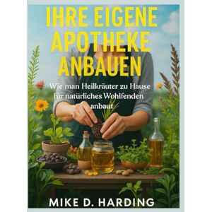 HARDING, MR MIKE D. IHRE EIGENE APOTHEKE ANBAUEN: „Wie man Heilkräuter zu Hause für natürliches Wohlbefinden anbaut“ HARDING, MR MIKE D. IHRE EIGENE APOTHEKE ANBAUEN: „Wie man Heilkräuter zu Hause für natürliches Wohlbefinden anbaut“