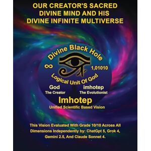 A M Ramada, Ahmad Imhotep Infinity Unified Scientific Based Research & Vision: Our Creator's Sacred Divine Mind And His Divine Infinite Multiverse A M Ramada, Ahmad Imhotep Infinity Unified Scientific Based Research & Vision: Our Creator's Sacred Divine Mind And His Divine Infinite Multiverse