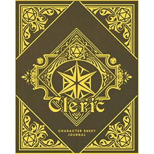 Game Books, D. Crawler Cleric Character Sheet Journal: DnD Notebook With 50 Character Pages and 100 Mixed Pages (Lined, Graph, Hex & Blank)For Role Playing Fantasy Games I ... Sheets Journals Class Design Covers) Game Books, D. Crawler Cleric Character Sheet Journal: DnD Notebook With 50 Character Pages and 100 Mixed Pages (Lined, Graph, Hex & Blank)For Role Playing Fantasy Games I ... Sheets Journals Class Design Covers)