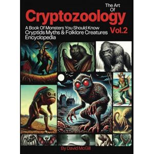 McGill, David The Art Of Cryptozoology Vol 2: A Book Of Monsters You Should Know Cryptids Myths & Folklore Creatures Encyclopedia McGill, David The Art Of Cryptozoology Vol 2: A Book Of Monsters You Should Know Cryptids Myths & Folklore Creatures Encyclopedia
