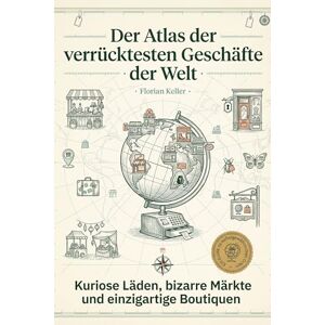 Keller, Florian Der Atlas der verrücktesten Geschäfte der Welt: Kuriose Läden, bizarre Märkte und einzigartige Boutiquen. Ein Shopping-Guide der anderen Art. Das perfekte Geschenk für Weltreisende und Sammler Keller, Florian Der Atlas der verrücktesten Geschäfte der Welt: Kuriose Läden, bizarre Märkte und einzigartige Boutiquen. Ein Shopping-Guide der anderen Art. Das perfekte Geschenk für Weltreisende und Sammler