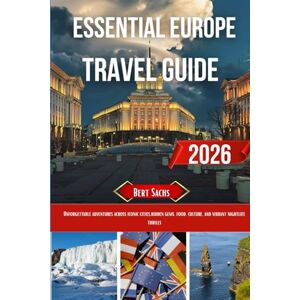 Sachs, Bert Essential Europe travel guide 2026: Unforgettable adventures across iconic cities, hidden gems, food, culture, and vibrant nightlife thrills Sachs, Bert Essential Europe travel guide 2026: Unforgettable adventures across iconic cities, hidden gems, food, culture, and vibrant nightlife thrills