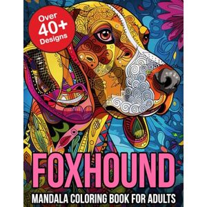 Crocodile, Coloring Foxhound Mandala Coloring Book For Adults Crocodile, Coloring Foxhound Mandala Coloring Book For Adults