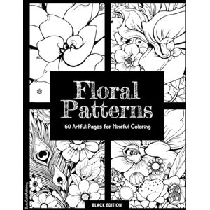 Publishing, Dudu Café Floral Patterns • Coloring Book • 60 Artful Pages for Mindful Coloring (Black Edition): A captivating Coloring Book for Adults: discover 60 unique ... and a beautiful creative gift #duduquests Publishing, Dudu Café Floral Patterns • Coloring Book • 60 Artful Pages for Mindful Coloring (Black Edition): A captivating Coloring Book for Adults: discover 60 unique ... and a beautiful creative gift #duduquests