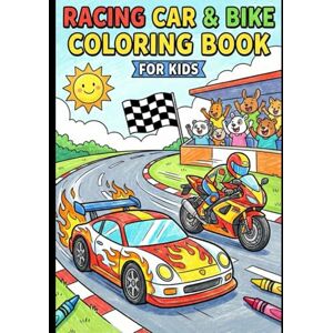 ZAHOOR, Mr Ibraheem IBRAHEEM Fun & Easy Coloring Book For Kid: Racing Car's , Racing Bike's and Playfull Shapes for 3-7 years ZAHOOR, Mr Ibraheem IBRAHEEM Fun & Easy Coloring Book For Kid: Racing Car's , Racing Bike's and Playfull Shapes for 3-7 years