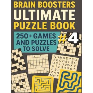 Hydrant Publishing, Joseph Brain Boosters Ultimate Puzzle Book #4: Over 250 Puzzles of Crosswords, Sudoku, Mazes, Kakuro, and More for Adults, Teens, and Seniors—Perfect for ... (Brian Boosters Ultimate Puzzle Book Series) Hydrant Publishing, Joseph Brain Boosters Ultimate Puzzle Book #4: Over 250 Puzzles of Crosswords, Sudoku, Mazes, Kakuro, and More for Adults, Teens, and Seniors—Perfect for ... (Brian Boosters Ultimate Puzzle Book Series)