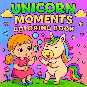 Wexley, Nora Unicorn Moments Coloring Book: Cute and Magical Unicorn Coloring Pages for Kids Ages 4–8, with Kawaii Scenes, Rainbows, and More for Fun and Creativity (Magical Kids Collection) Wexley, Nora Unicorn Moments Coloring Book: Cute and Magical Unicorn Coloring Pages for Kids Ages 4–8, with Kawaii Scenes, Rainbows, and More for Fun and Creativity (Magical Kids Collection)