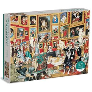 Galison Tribuna of the Uffizi Meowsterpiece of Western Art Puzzle: 1500 Piece Galison Tribuna of the Uffizi Meowsterpiece of Western Art Puzzle: 1500 Piece