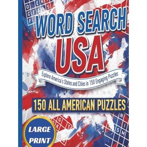 Brooks, Omar Word Search USA: Explore America’s States and Cities in 150 Engaging Puzzles Brooks, Omar Word Search USA: Explore America’s States and Cities in 150 Engaging Puzzles