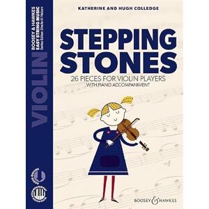 Hugh Colledge Stepping stones 26 pieces for violin with piano accompaniment Violin and Piano Sheet Music and Audio Files BH 13550 Hugh Colledge Stepping stones 26 pieces for violin with piano accompaniment Violin and Piano Sheet Music and Audio Files BH 13550